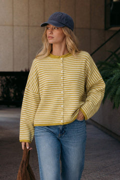 striped-dijon-yellow-lifestyle-car.jpg
Model sitting in a car wearing the Hailey Button Down Cardigan in Mini Striped Dijon Yellow