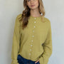 Things Between Piper Cardigan Moss - lifestyle front view