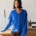 Blue Piper Cardigan (Hailey Button Down Cardigan) styled casually — cozy women’s knit layering piece for everyday wear.