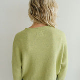 Hailey Button Down Cardigan - Lemongrass