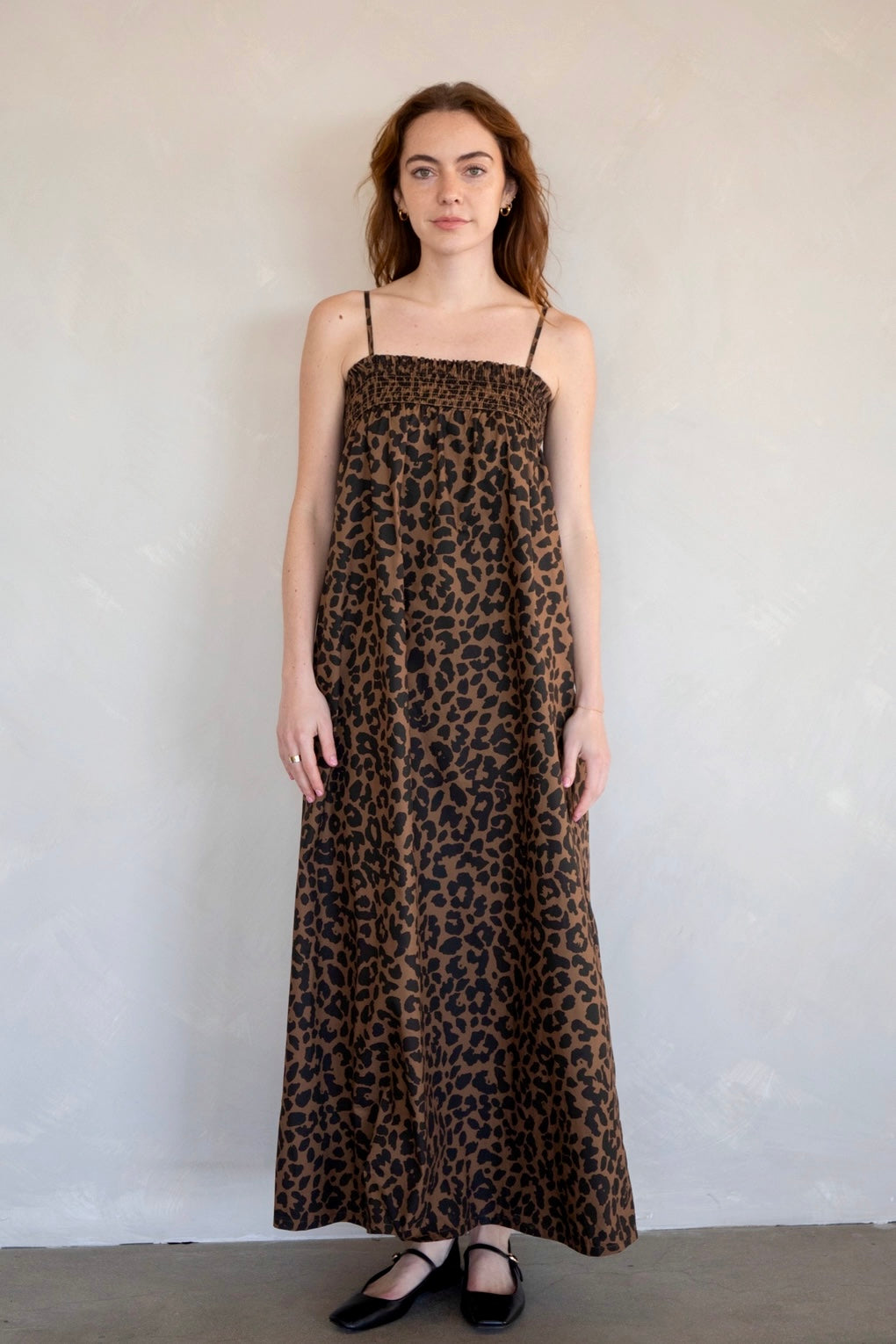 Marty Leopard Relaxed Maxi Dress