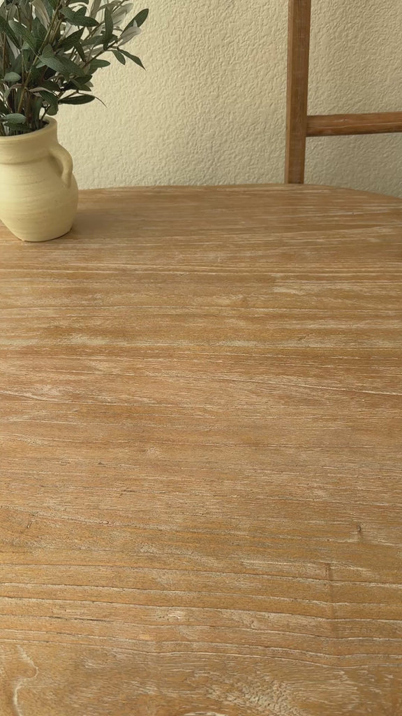 Unboxing video of the Skyline Crew Neck Button Cardigan in cobalt blue, showing packaging, texture, and button details