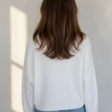 Hailey Button Down Cardigan - Snow